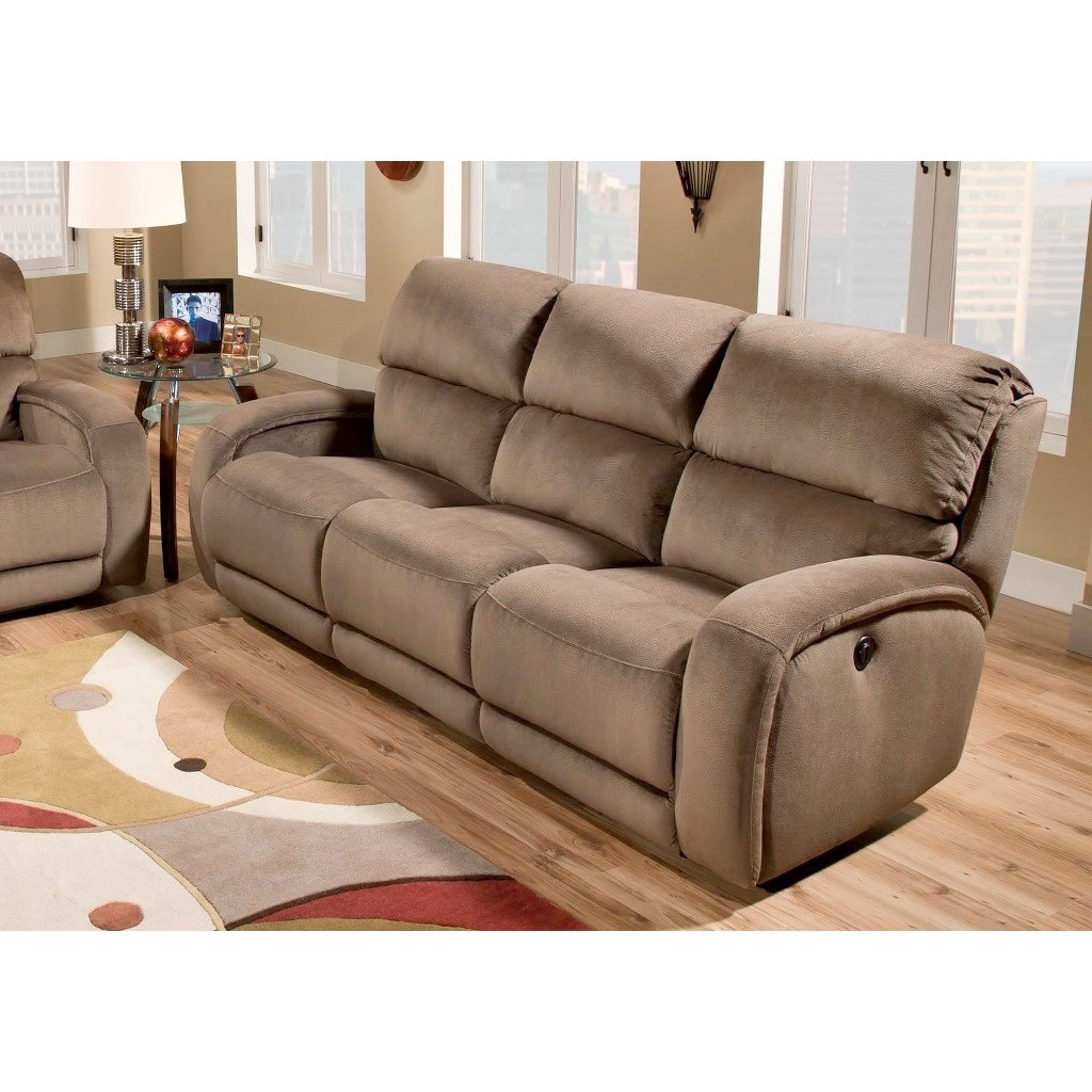 Soft reclining on sale sofa